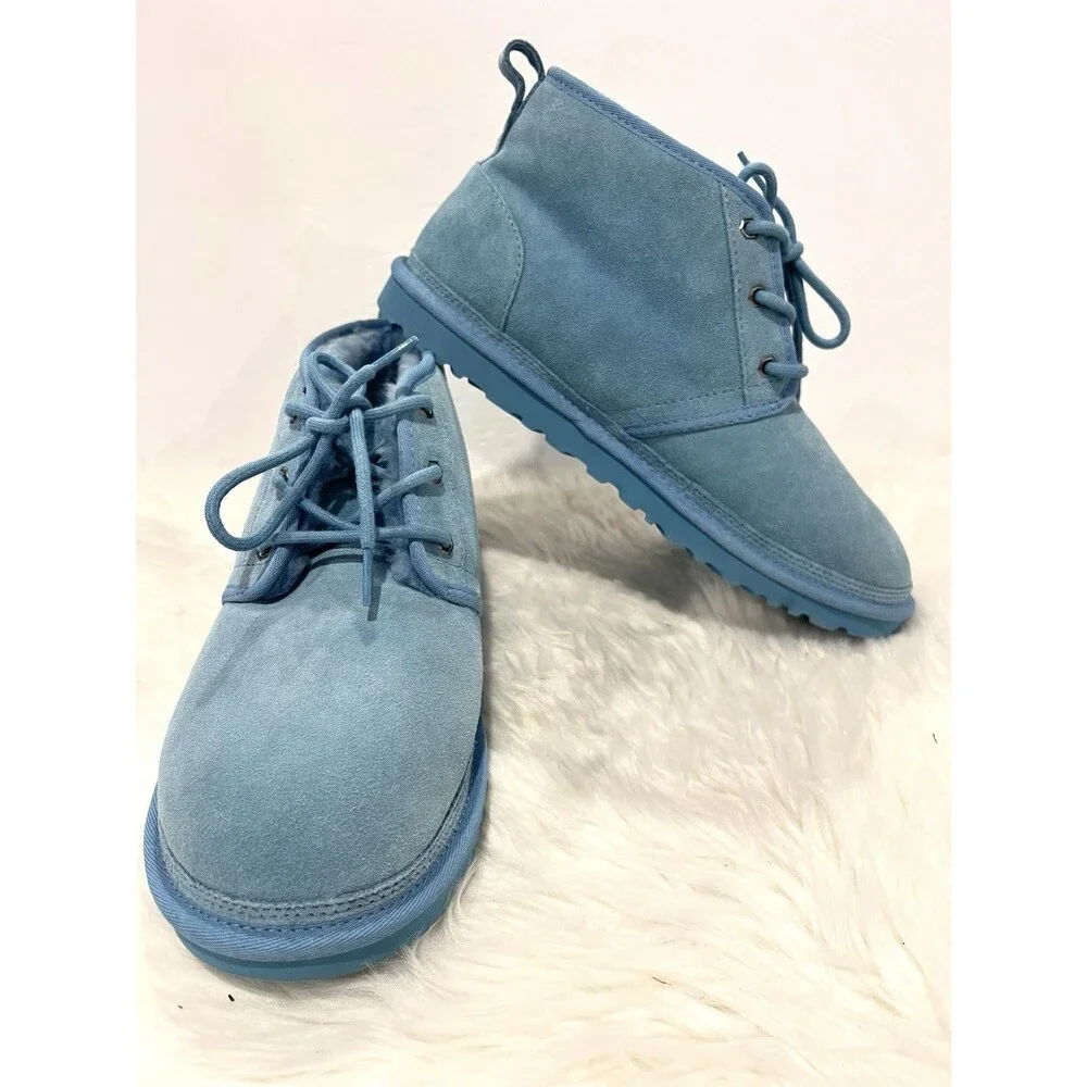UGG NEUMEL 3236 FRESHWATER BLUE MENS CHUKKA ANKLE BOOT SIZE 11 US AUTHENTIC NEW